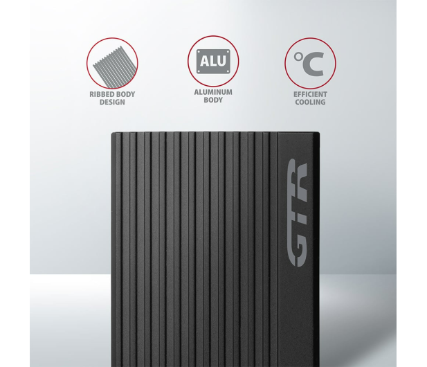 Axagon EEM2-GTR SuperSpeed+ USB-C - NVMe M.2 THIN RIB box - 1485446 - zdjęcie 6